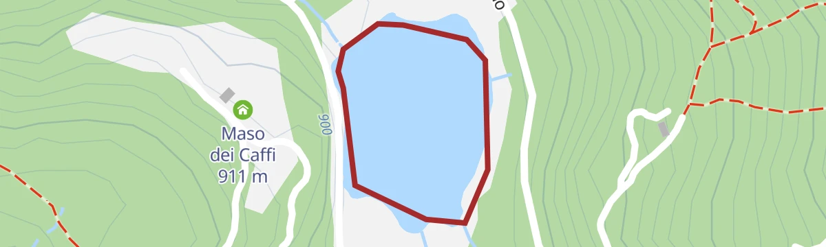 Route map: Lago di Pradellanno P